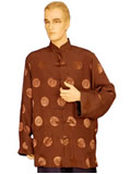 Long-Sleeved Longevity Mandarin Shirt