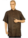 Bargain Item - Short-Sleeved Dash Mandarin Shirt