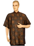 Short-Sleeved Longevity Mandarin Shirt