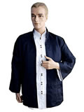 Palindrome Mandarin Jacket with Shirt