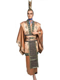 Han Scholar-bureaucrat Court Dress with Crown