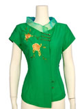 Bargain Item - Short-Sleeved Peony Blouse