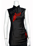 [WCY-Y007] Sleeveless Dragon and Phoenix Mandarin Blouse