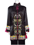 Manchu Embroidery Thai Silk Coat