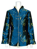 Floral Paillette Mandarin Jacket