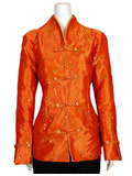 Floral Paillette Mandarin Jacket