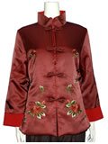 Mudan Peony Wadded Mandarin Jacket