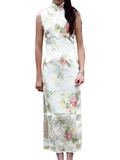 Sleeveless Floral Cheongsam