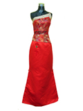 Single Strap A-line Cheongsam