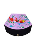 Mandarin Ducks Brocade Jewelry Box